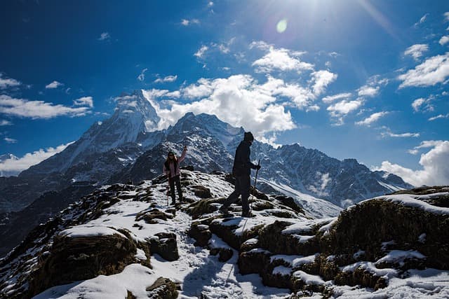 Scenic view of Mardi Himal Trek